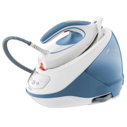 Statie de calcat Tefal Express Protect SV9202E0, 2800W, presiune 7.5 bari, rezervor 1.8L, talpa Durilium Airglide Autoclean, Alb&albastru