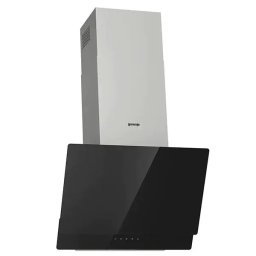 Hota decorativa Gorenje WHI649EXBG, 1 motor, 608 m3/h, 60 cm, negru/inox