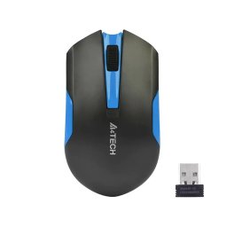 Mouse wireless A4Tech G3-200n-1 V-Track, Negru/Albastru