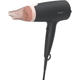 Uscator de par PHILIPS BHD350/10, 6 viteze, 6 trepte temperatura, 2100W, Negru-Roz