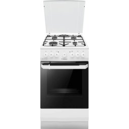 Aragaz Hansa FCMW581009, 4 arzatoare, Mixt, Aprindere electrica, Grill, Clasa A, 50 cm, Alb