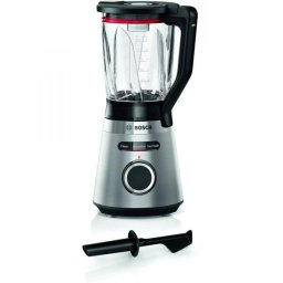 Blender Bosch Vita Power Serie 4 MMB6382M, 1200 W, 1.5 l, 3 programe automate, cana ThermoSafe, Inox