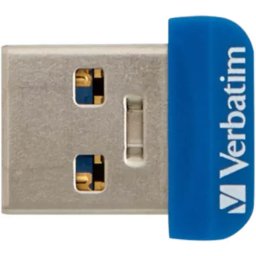 Memorie Nano USB VERBATIM Store 'n' Stay, 16 GB, USB 3.0, albastru