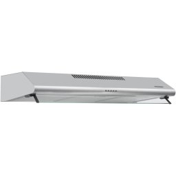 Hota traditionala Heinner HCH-490-SS, 2 motoare, Putere de absorbtie 304.5 m3/h, Lumina LED, 3 trepte de viteza, 90 cm, Inox