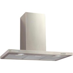 Hota incorporabila decorativa Heinner HDCH-690TSS, 1 Motor, Putere de absorbtie 589.5 m3/H, Lumina LED, 3 trepte de viteza, 90 cm, Inox