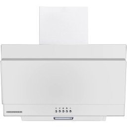 Hota incorporabila decorativa Heinner DCH-350RGWH, Putere de absorbtie 276.6 m3/h, 1 motor, Iluminare LED, 60 cm, Sticla alba