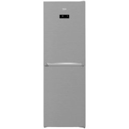 Combina frigorifica Beko RCNA386E40ZXBN, 358L, Clasa E, H 203 cm, Argintiu