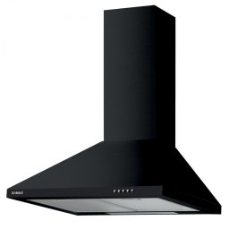 Hota decorativa Samus HS660DLB, 1 motor, 3 trepte absorbtie ,Negru