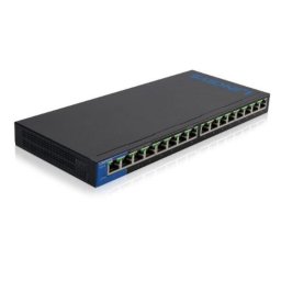 Switch Linksys LGS116P-EU, 16 porturi, gigabit desktop business, PoE+