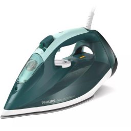 Fier de calcat Philips Seria 7000 DST7031/70, 2800W, 250g/min, 300ml, Talpa SteamGlide Plus, Verde-Alb