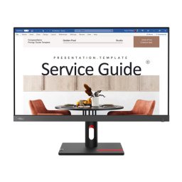 Monitor LED Lenovo ThinkVision S24i-30, 23.8inch, 1920x1080, 4ms, IPS, FHD, Negru