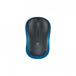 Mouse Optic Logitech M185, USB Wireless, Negru-Albastru