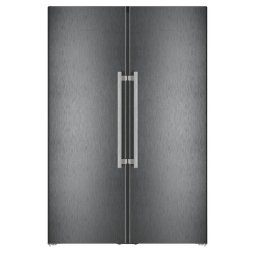 Side by Side Liebherr XRFbs 5295 Peak BioFresh, 663L, Clasa D, H 185.5 cm, inox negru