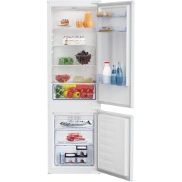 Combina frigorifica incorporabila Beko BCHA275K41SN, 262L, Clasa E, H 177.5 cm, Alb
