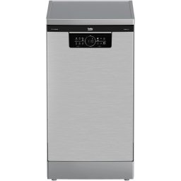 Masina de spalat vase Beko BDFS26046XQ, 10 seturi, 6 programe, Motor ProSmart Inverter, Clasa C, TimeDelay, AquaIntense, 45 cm, Inox