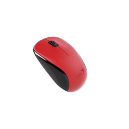 Mouse Optic Genius NX-7000, Pentru PC sau Notebook, 2.4GHz, 1200 dpi, 3 butoane, Wireless, Rosu