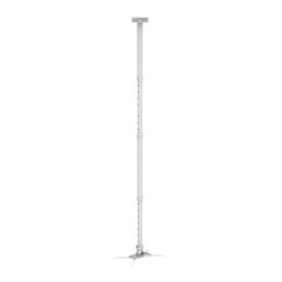 Suport videoproiector de tavan Blackmount CT-PRB-2L, dist. proiector-tavan: 111cm-198cm, Alb