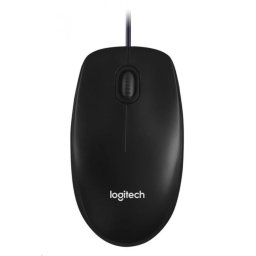 MOUSE Logitech M100, cu fir, USB, 1000 dpi, butoane-scroll 2-1, Negru "910-006652