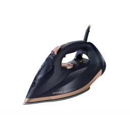 Fier de Calcat Philips DST7510/80, 3200W, 260g/min, 300ml, Talpa SteamGlide Elite, Albastru Inchis-Auriu