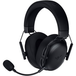Casti gaming wireless Razer Blackshark V3 X Hyperspeed, microfon unidirectional, izolare fonica activa, sistem sunet 7.1, frecventa 20 -28000, autonomie 70 ore, negru