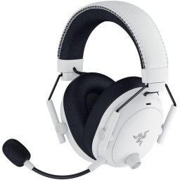 Casti gaming wireless Razer Blackshark V3 Pro, microfon unidirectional, izolare fonica activa, sistem sunet 7.1, frecventa 20 - 28000, autonomie 70 ore, alb