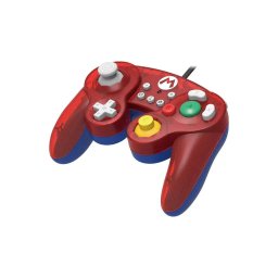 Controler Hori Battle Pad - Super Mario, cu fir, pentru Nintendo Switch, design GameCube