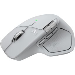 Mouse Wireless Logitech MX Master 4, Silent, USB, BT, Pale Grey