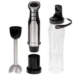 Blender Camry CR 4615 cu 1 recipient portabil cu capac pentru Smothie, Putere 700 W, Negru