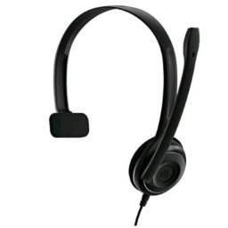 Casti Epos Sennheiser PC 7 USB cu fir, on-ear, pentru birou, USB tip A, Negru
