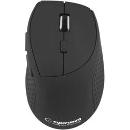 Mouse optic fara fir, Esperanza Andromeda EM123K, pentru dreptaci, Bluetooth, 2400 DPI, 6D, Negru