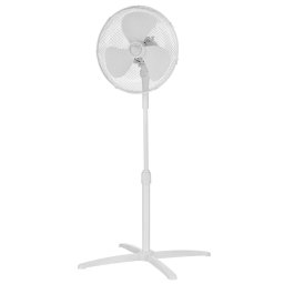 Ventilator cu picior Midea FS40-21M, 40W, 3 trepte de putere, inaltime produs reglabila (max 1.2m), motor cupru, baza stabila, Alb