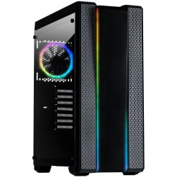 Carcasa Inter-Tech S-3901 Impulse, Middle Tower, fara sursa, ATX, Negru