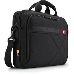 Geanta Laptop Case Logic DLC115, 15.6", Poliester, Compartiment Tableta, Maner, Curea Umar, Negru