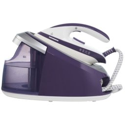 Statie de calcat Heinner HIS-D3006V, 3000 W, talpa ceramica, 5.5 bari, jet reglabil, alb-mov