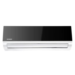 Aparat de aer conditionat Heinner HAC-MRB12WHWIFI, 12000 Btu, Wi-Fi, A++, inverter, Follow Me, auto-curatare, functie Turbo, panou negru oglinda