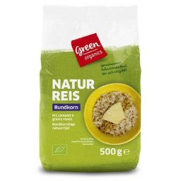 Orez brun bob rotund bio 500g Green Organics