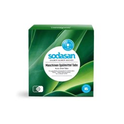 Tablete pentru masina spalat vase ecologice 25buc 625g Sodasan