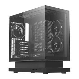 Carcasa pentru computer DarkFlash F1 cu 6 ventilatoare (negru)