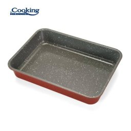 Tava Cuptor Heinner Anca Acoperire Ceramica 33x23x6cm Visiniu