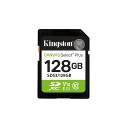 Card Kingston Technology 128GB SDXC Canvas Select Plus Gen3 150MB/s C10 UHS-I U1 V10