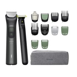 Aparat de Tuns Philips MG9531/15 All-in-One 15-in-1 Barba Cap Corp + OneBlade 120min Autonomie 27 Setari de Lungime Gri