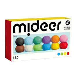 Plastilina pentru bebelusi, 18 luni+, 12 culori, moale
