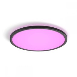 Plafonieră LED Philips Hue Tento XL, 25 W, 2000 - 6500 K, negru, smart RGB IP20
