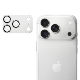 Folie de protectie Camera Spate Techsuit pentru Apple iPhone 18 Pro, Sticla Securizata, Argintie
