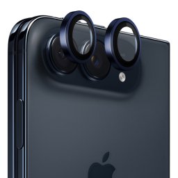 Folie de protectie Camera Spate Blueo 99 Anti-Refective HD pentru Apple iPhone Duo, Sticla Securizata, Albastra