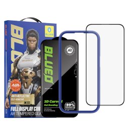 Folie de protectie Ecran Blueo Curved Edge AR Applicator pentru Apple iPhone 18 Pro Max / 17 Pro Max, Sticla Securizata, Full Glue, 3D, Neagra
