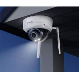 Cameră IP Dome Wi-Fi 6 Reolink, 8MP 4K, zoom optic 5x, lentilă 2.7–13.5mm, IR 30m, audio bidirecțional, IP67, IK10 - W437
