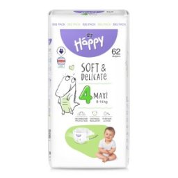 Set 2 x 62 Scutece Bella Baby Happy Nr. 4 Maxi