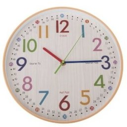 Ceas de perete Colorful, diam. 30,5 cm, plastic