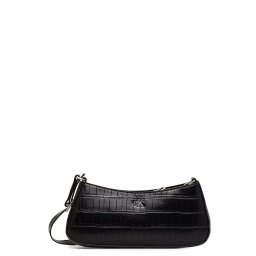 CALVIN KLEIN Geantă mică Ck Croc Small Shoulder LV04F3906G UB1 black